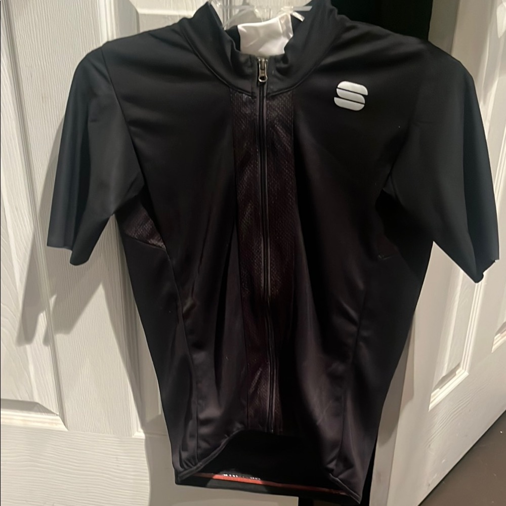 Men's Black Cycling Jersey